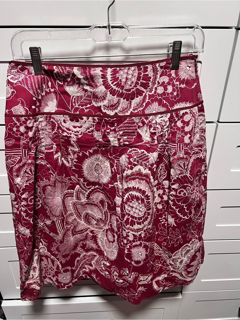 Ann Taylor Red Floral Print Blouse - Picture 1 of 6